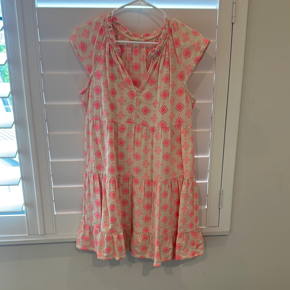 Lovestitch Orange Flutter Sleeve Sundress